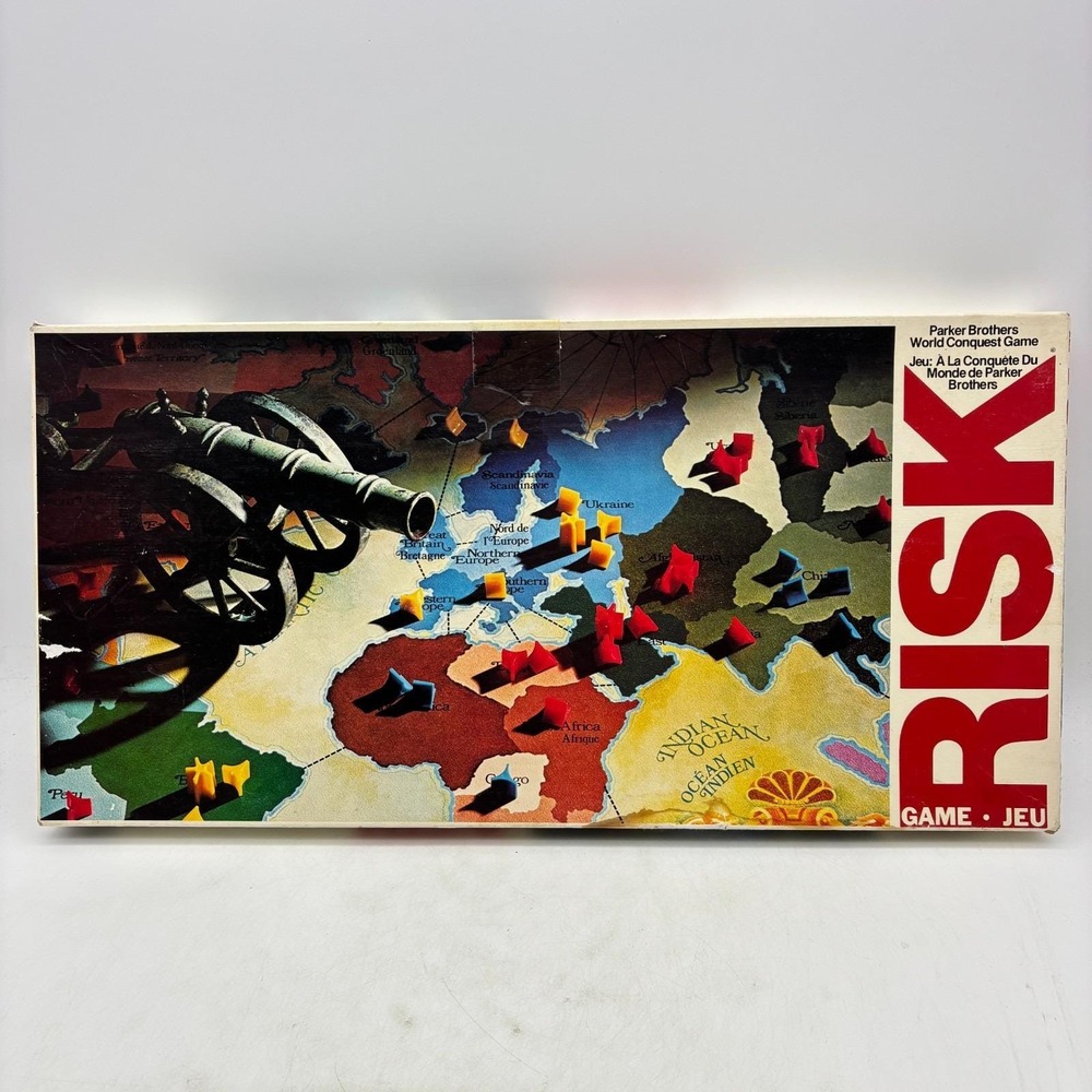 VINTAGE Risk Canadian Edition COMPLETE Parker Brothers 1975 French English